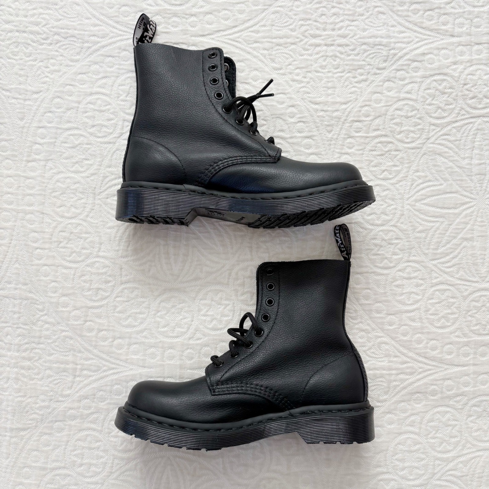 Dr. Martens 1460 Mono Smooth Leather Lace Up Boots, Black (M’s 6 / W’s 7)