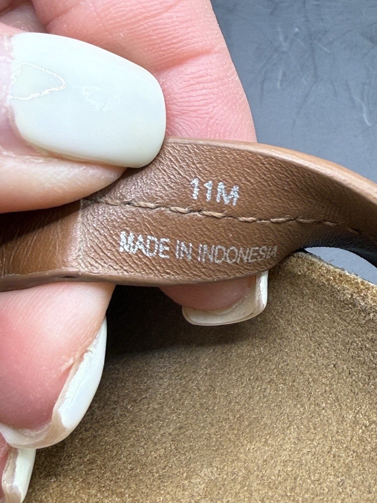Tory Burch Miller Cloud Sandals Tan Brown Leather Cork Footbed Women’s Size 11M