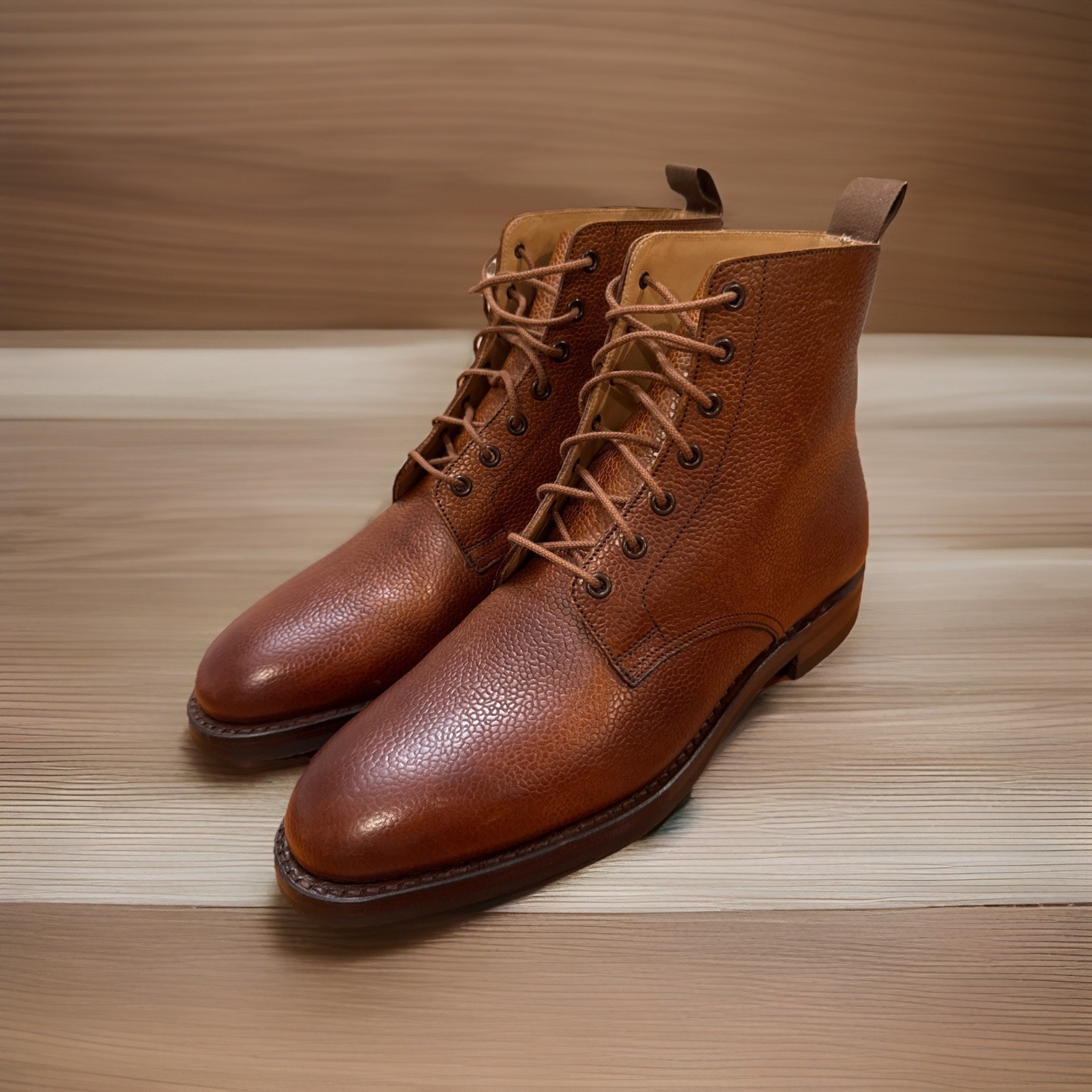 Crockett & Jones Barnwell 2 Brown Leather Boots Womens 90 C / 9.5 us $699 New
