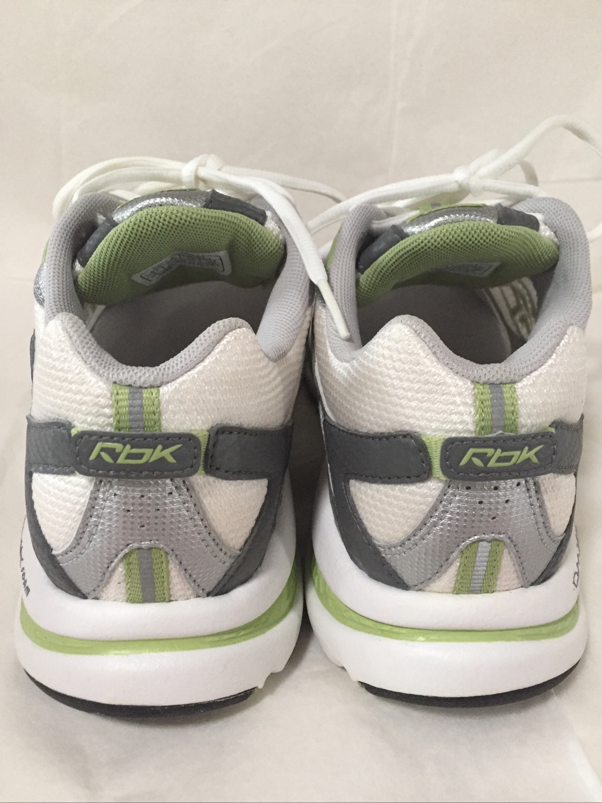 Reebok Boston Fury Women’s Running Tennis Shoe Sz 9 Style 172261 Gray Lime White