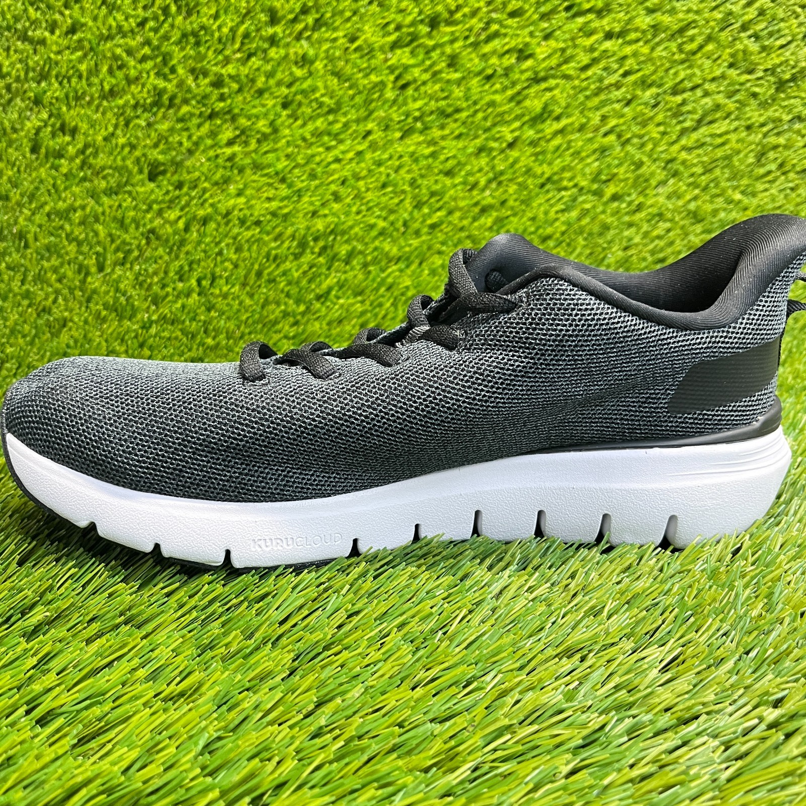 Kuru Flex Via Womens Size 9 Black Gray White Athletic Running Shoes Sneakers