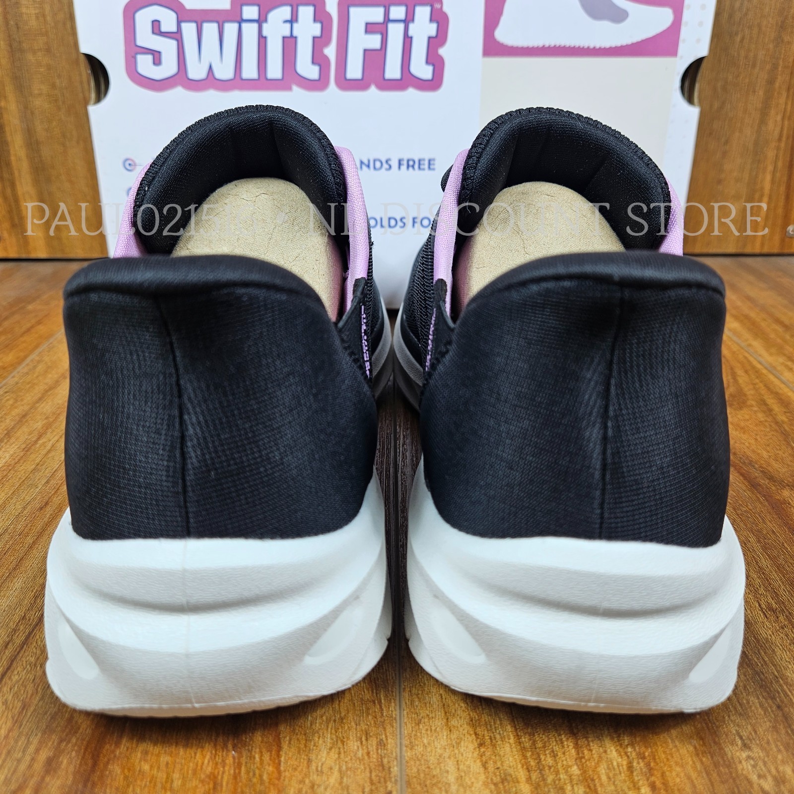 SKECHERS Women’s Hands Free Swift Fit Shoes ~ Black ~ Various Sizes