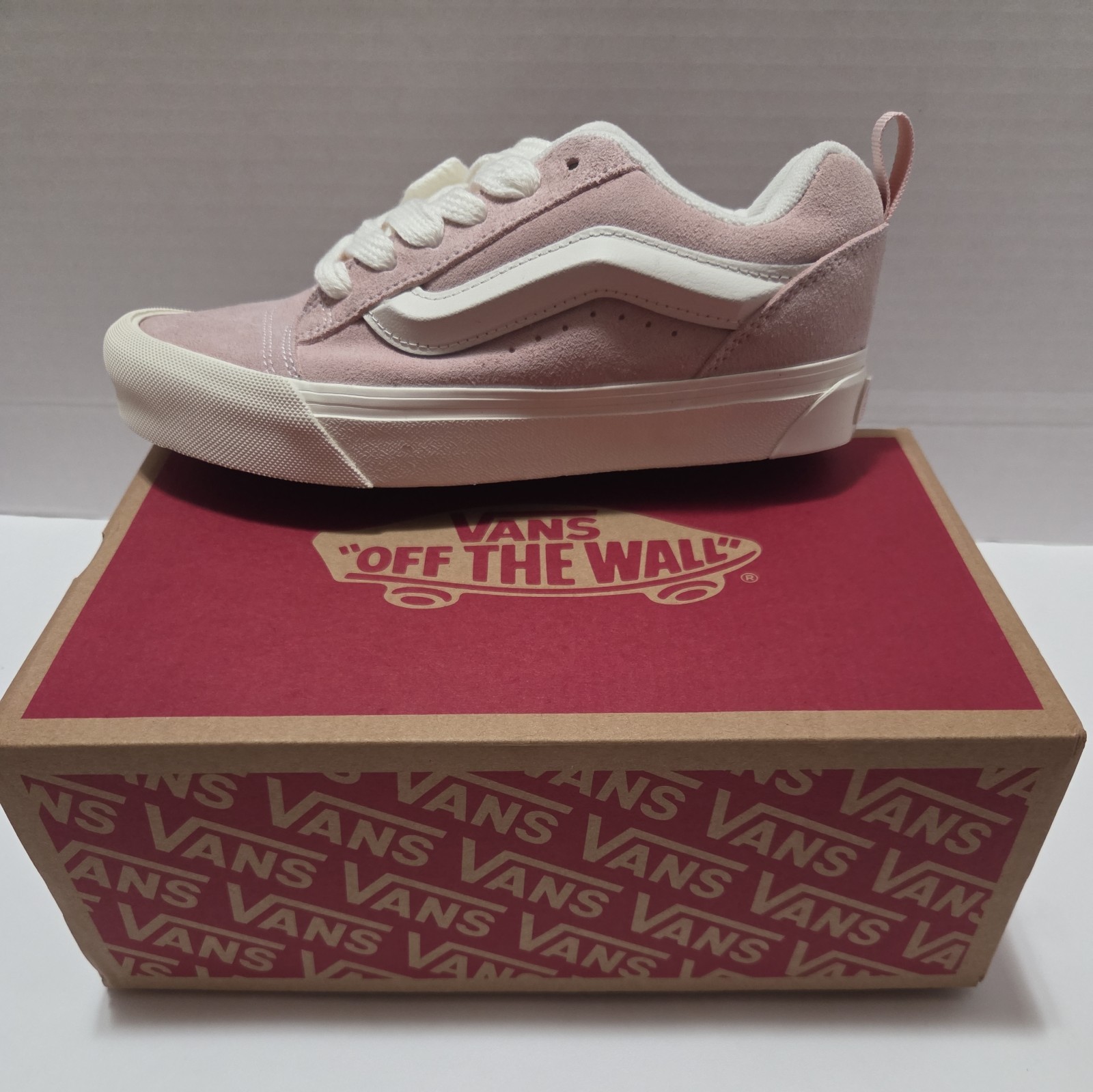 VANS KNU SKOOL Sepia Rose Size 4.5 Y / 6 W VN000D2203N NEW Off The Wall Shoes