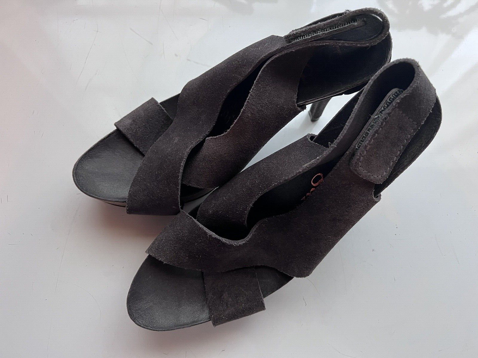 Pedro Garcia Platform Heels Open Toe Sz EUR 40
