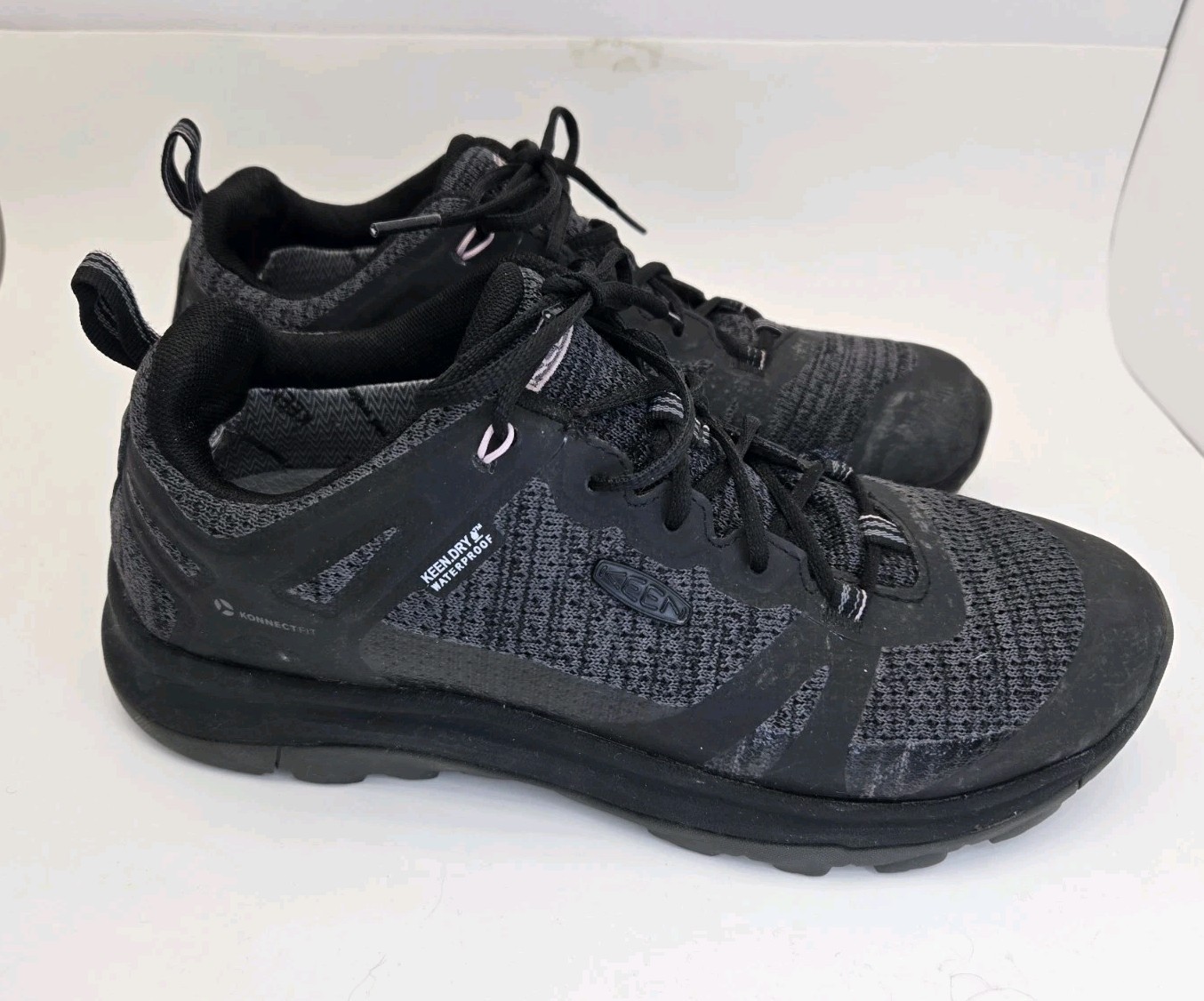 Keen Terradora II WP Low Black Magnet 1022345 Sz 8 Trail Running Hiking Shoes