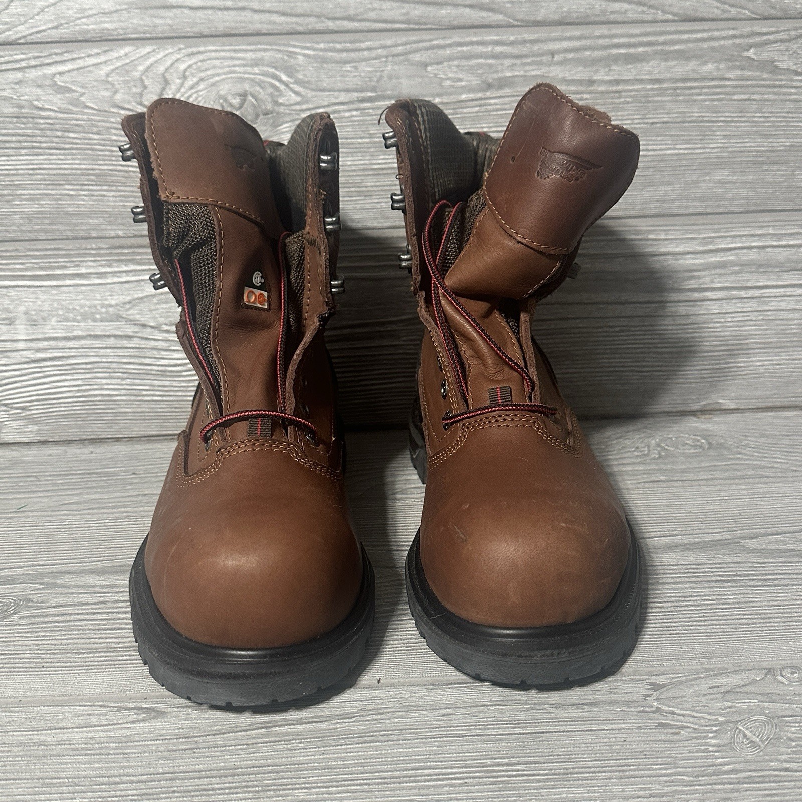 Red Wing 3554 BRNR XP Safety Toe Work Boots Womens 7.5 B ASTM CSA Standards READ