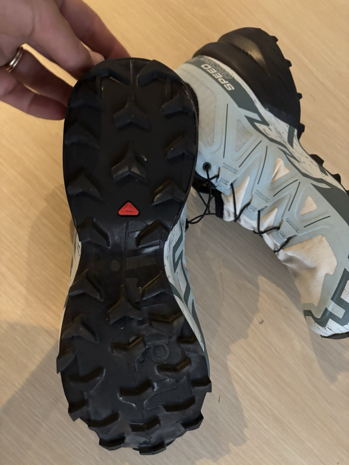 Salomon Women’s Speedcross 6 GTX Shoe Size 10 Ballad Blue Black No INSOLES
