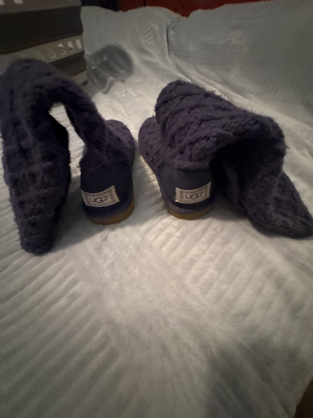 UGG Australia Lattice Cardy Knit Sweater Boots