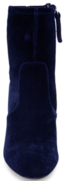 Steve Madden NAVY VELVET Edit Bootie Sz 10 M (fits like 9.5M) — Now $49.99