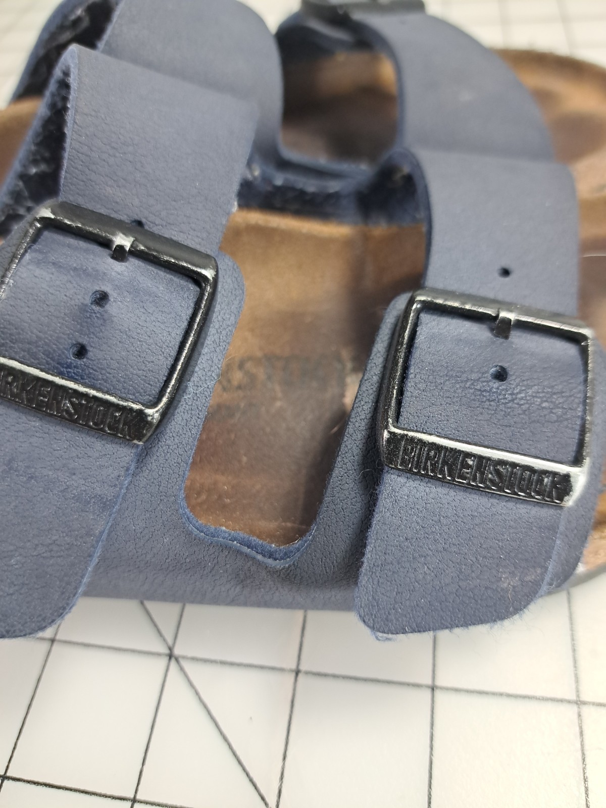 Birkenstock Arizona Sandals Navy Blue Size 35 US Women 4-4.5 / Kids 3 Two Strap