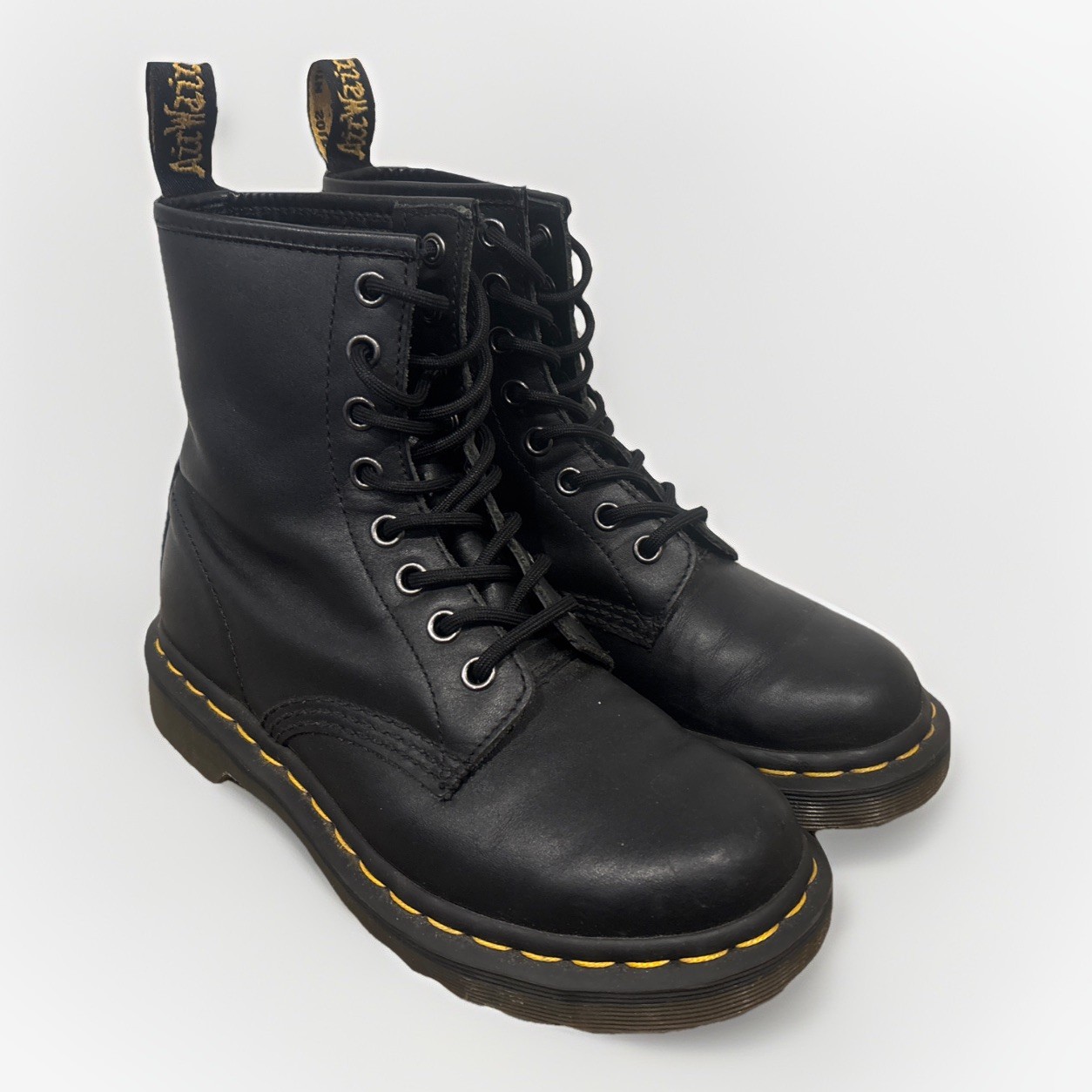 Dr. Martens 1460 Smooth Leather Lace Up Boot Black Women’s Size 5 – 11821006