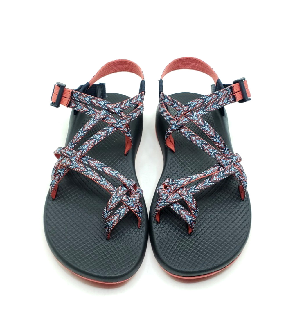 Chaco ZX/2 Classic Women Sandals Motif Eclipse Black Multi Color Size 10