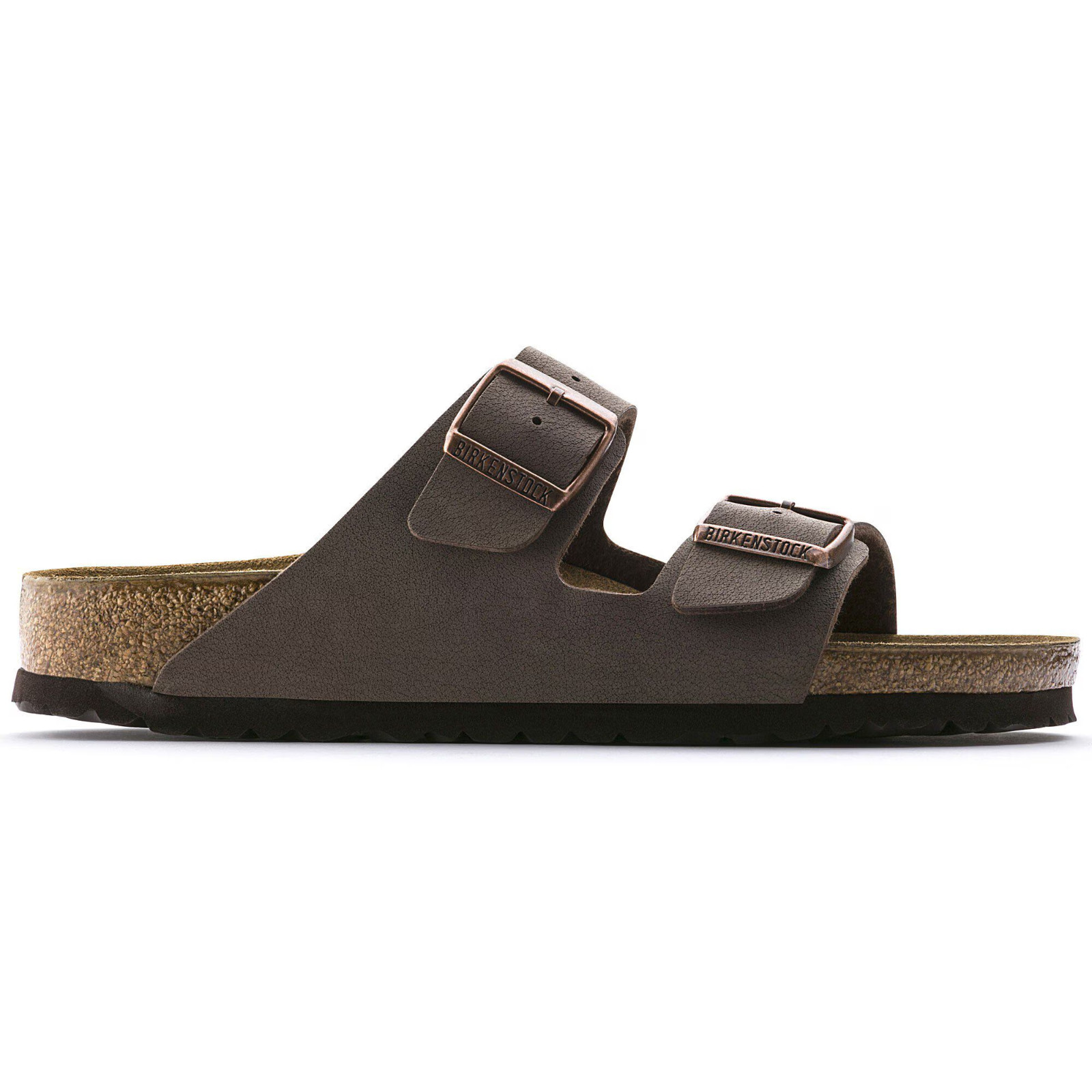 Birkenstock Arizona Soft Footbed Birkibuc Unisex Sandals -Stone Mocha Black Blue