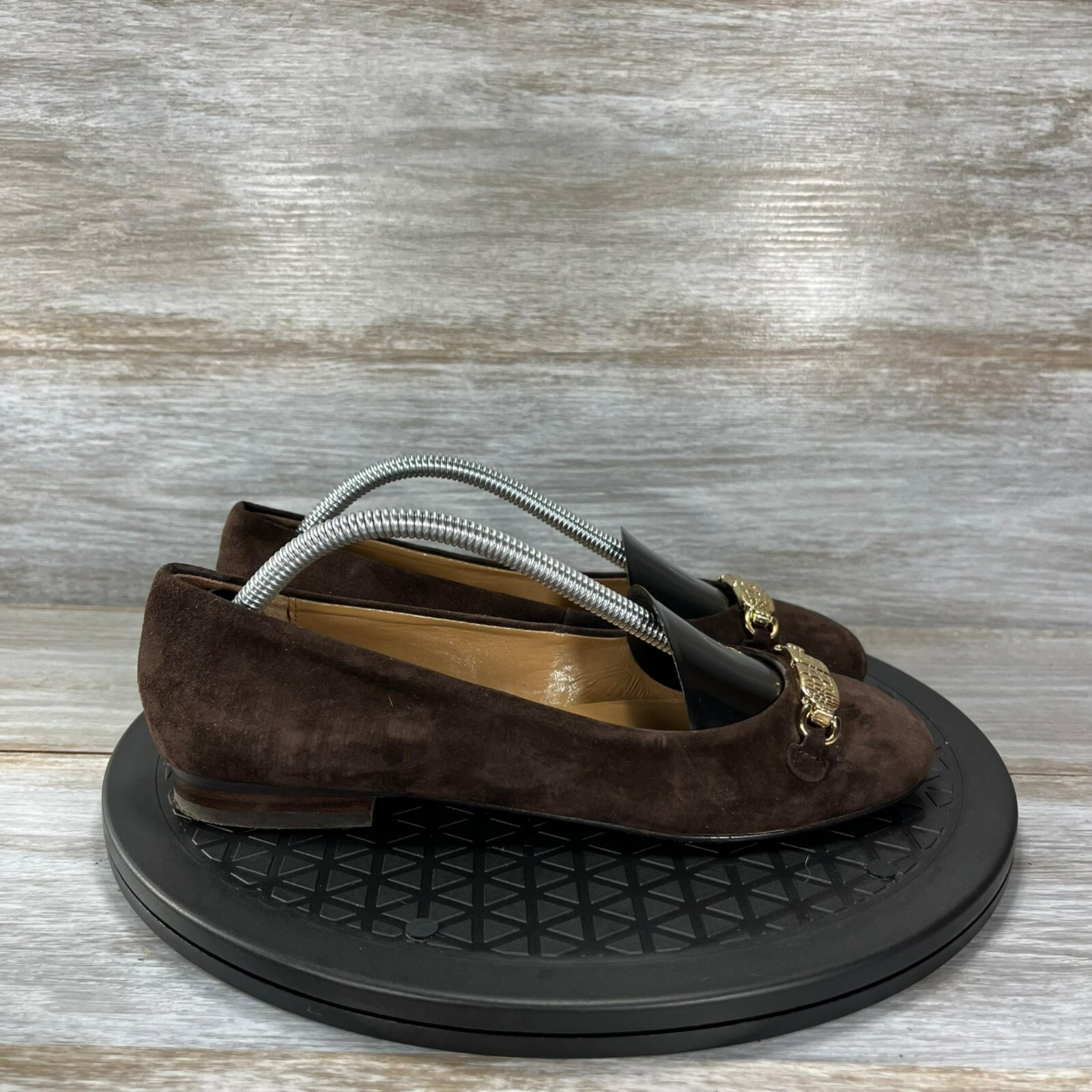 Talbots Women’s Brown Suede Slip On Flats Size 5.5