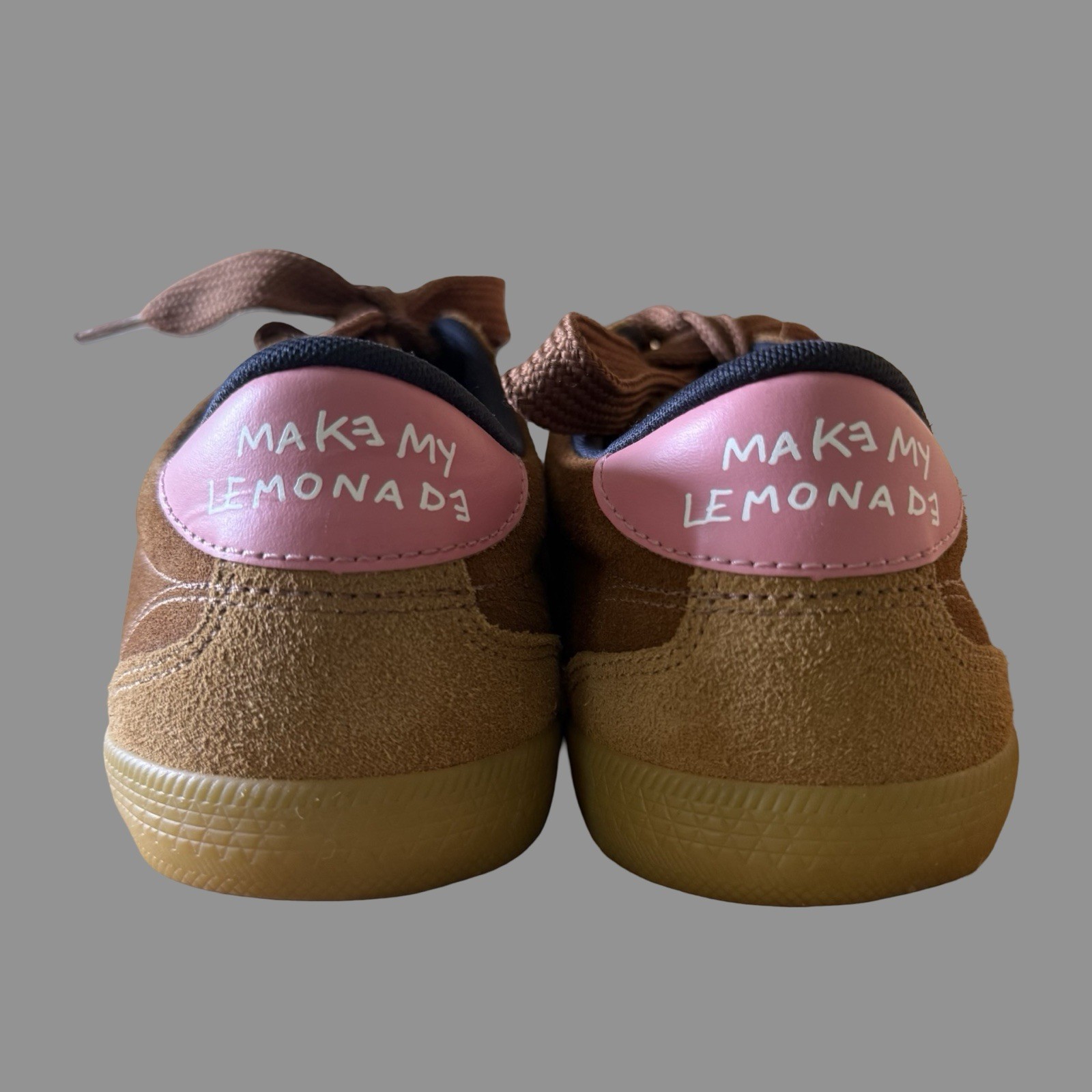 Veja X Making My Lemonade Brown Suede Sneakers US8/EU39