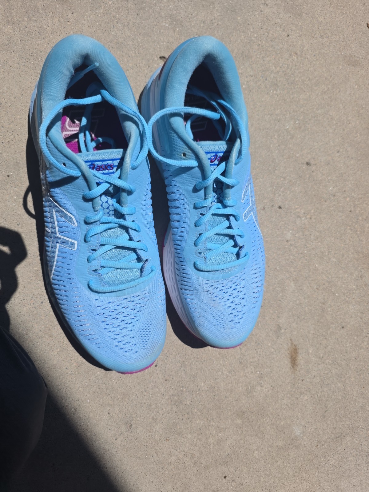 Asics Gel Kayano 25 Light Blue and Pnk