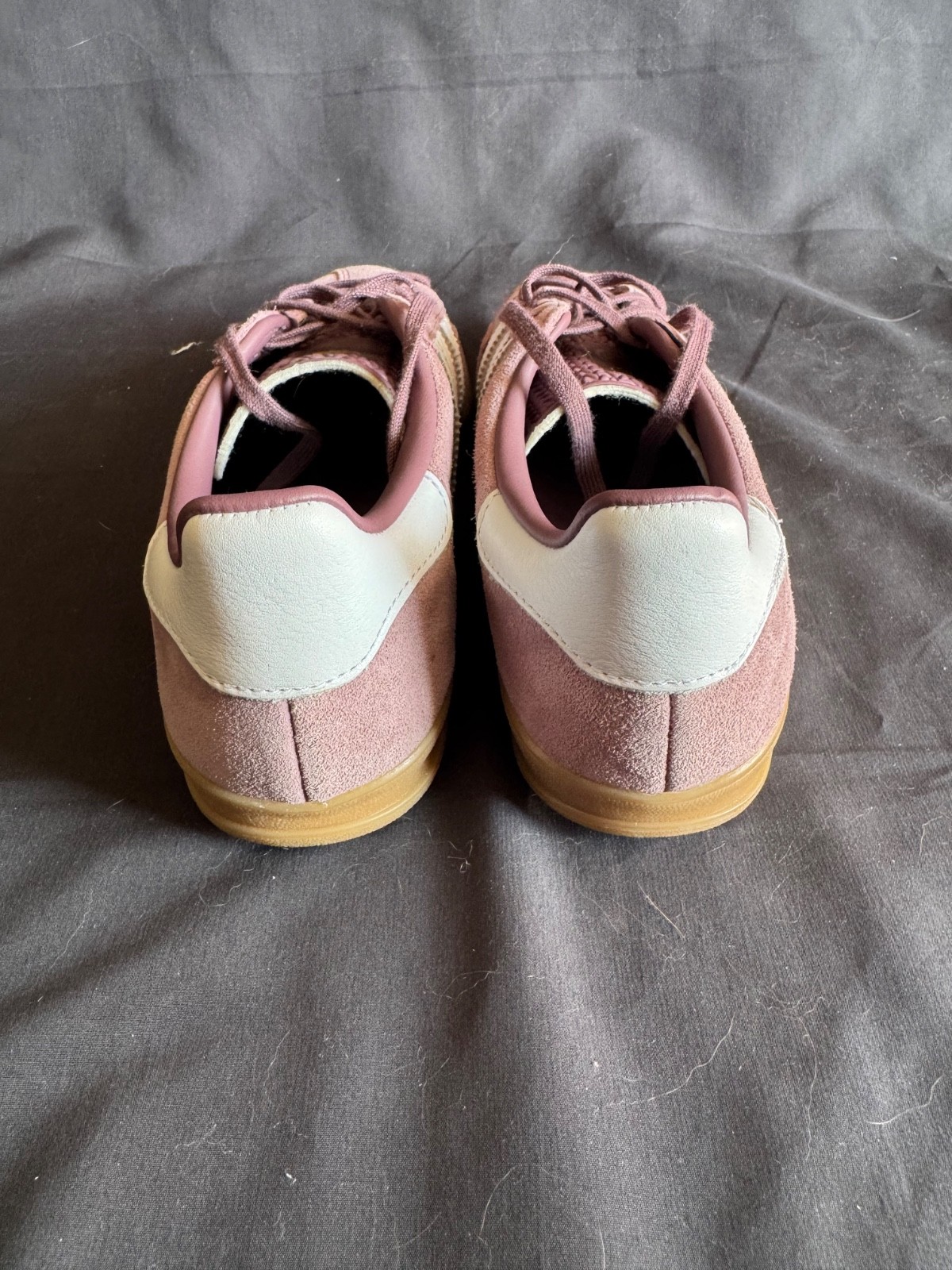 Adidas Gazelle Indoor Shadow Fig Gum Women’s US Size 7 – Pre-Owned Good Conditio