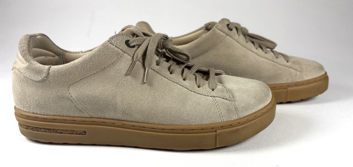 Birkenstock Bend Low Womens Size 40 E US 9 Shoes Sandcastle Tan Suede Sneakers