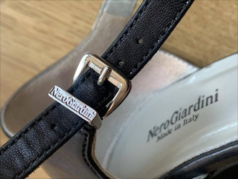 Women Nero Giardini heels black leather 35.5