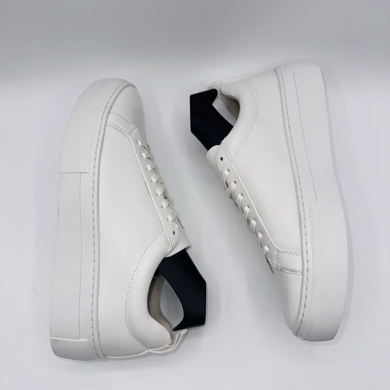 Vagabond Zoe Platform Sneakers Womens Size 8 EU 38 White Leather