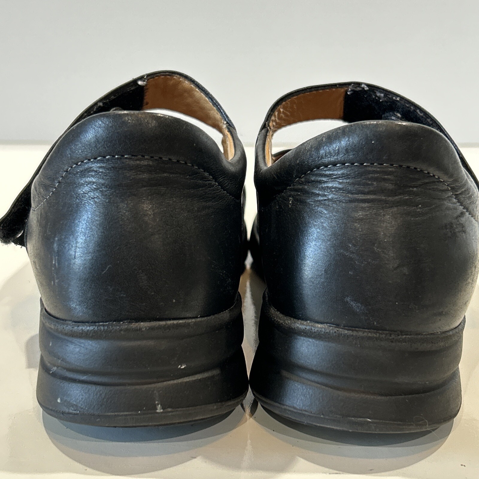 Finn Comfort Germany Black Leather Strap Mary Jane Shoes Women’s UK 7 US Size 9