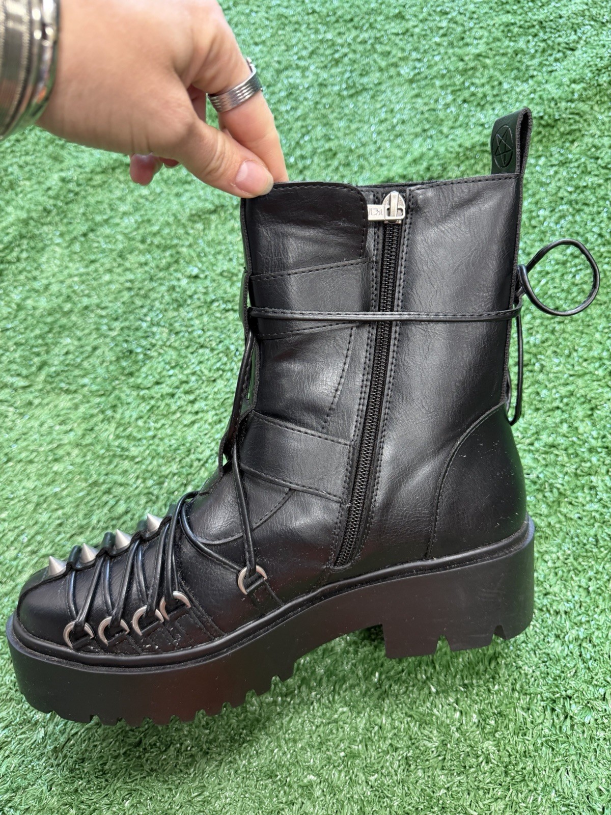 KILLSTAR Disaster Leather Boots (8)