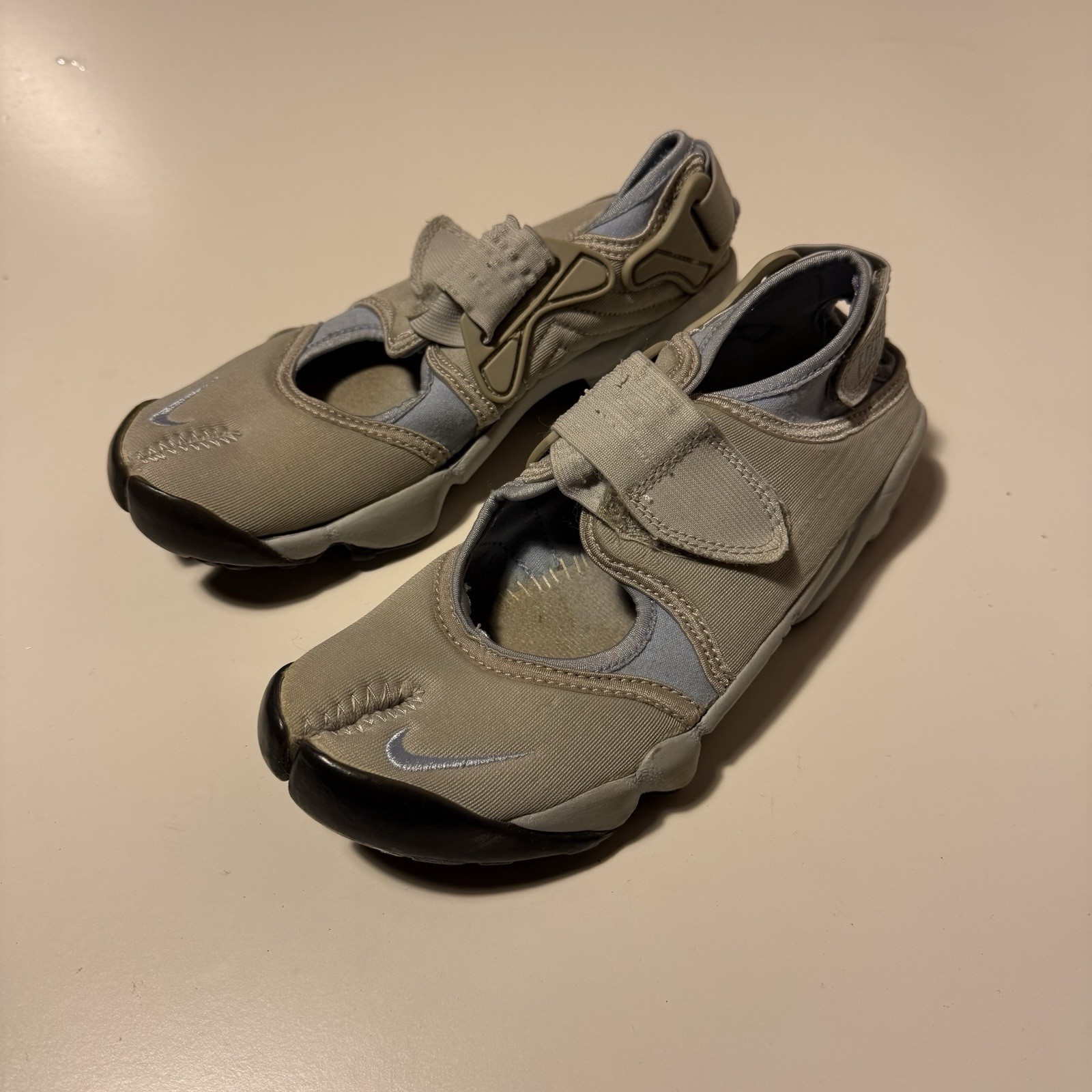 Vintage Nike Air Rift Sneakers Y2K 2000s Women’s 5 2001 Grey Baby Blue