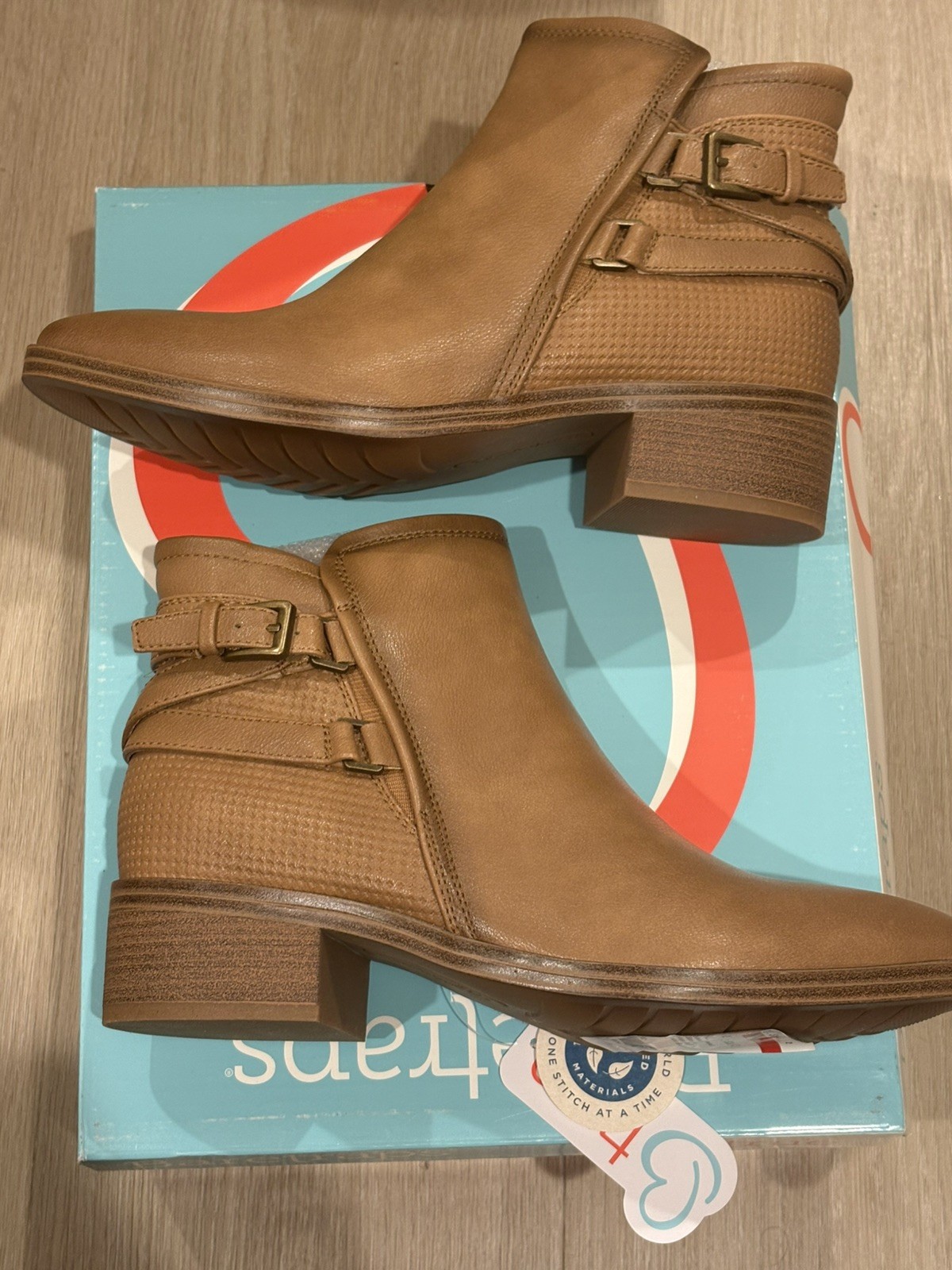 Baretraps Boots Womens Size 6 Salted Caramel Mackenzie Ankle Booties Zip BT30016