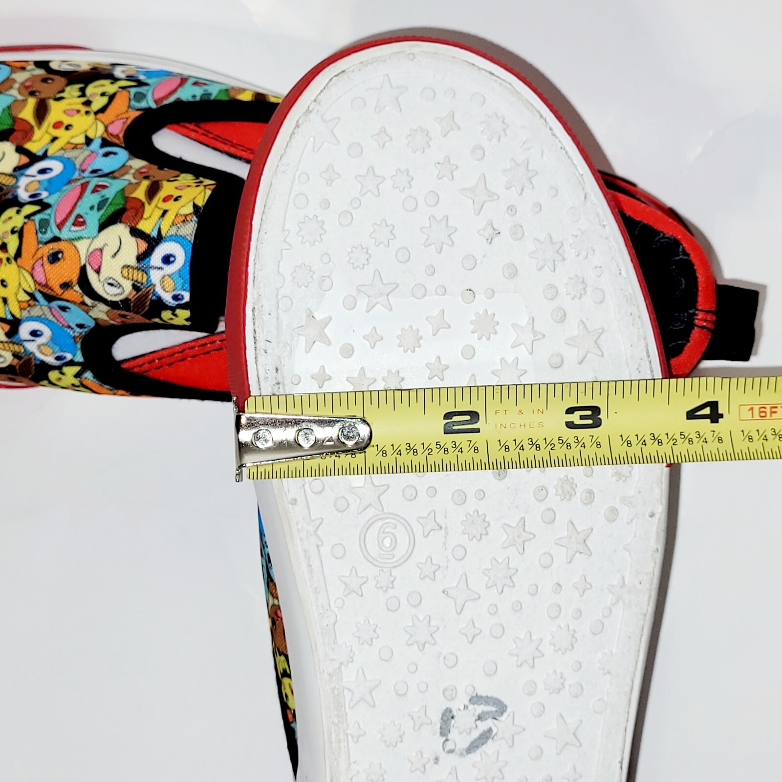 Pokemon Creatures Ground Up Slip On Canvas Loafer Sneaker Shoes Wms 8US 38.5EU