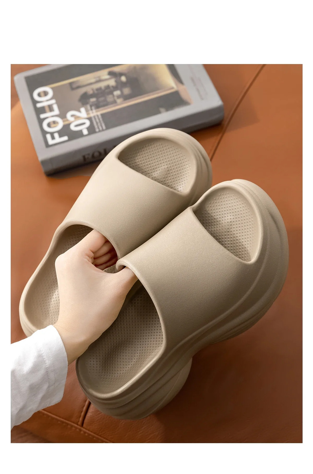 Non-Slip Home Thick Bottom Slippers for Women Platform Sandals Fashion Comfortab
