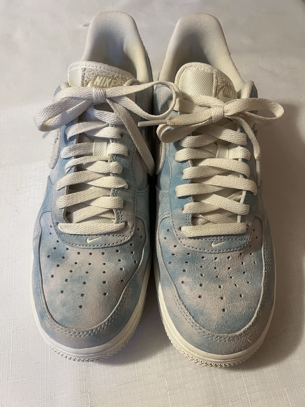 Nike Air Force 1 ’07 SE Clouds Celestine Blue Sail Suede FD0883-400 Women’s Sz 9