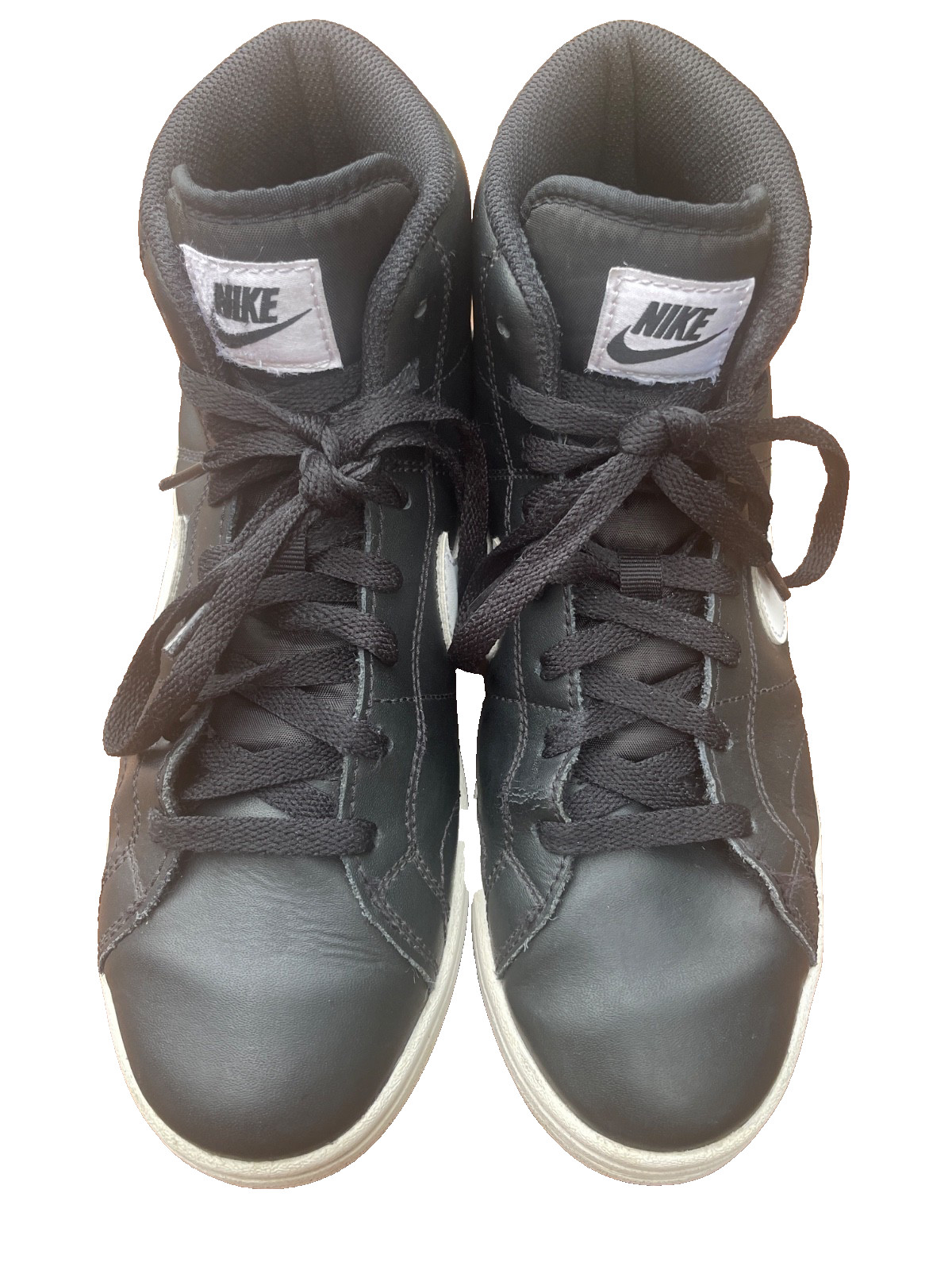 Nike Court Royale 2 Mid/High Black and White Women’s size 8.5