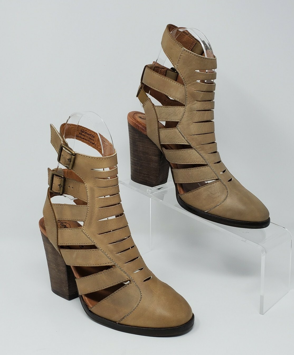 Free People Women’s Hayes Heel Boots Usa Sz 6 Sz EU 36 Faded Khaki New