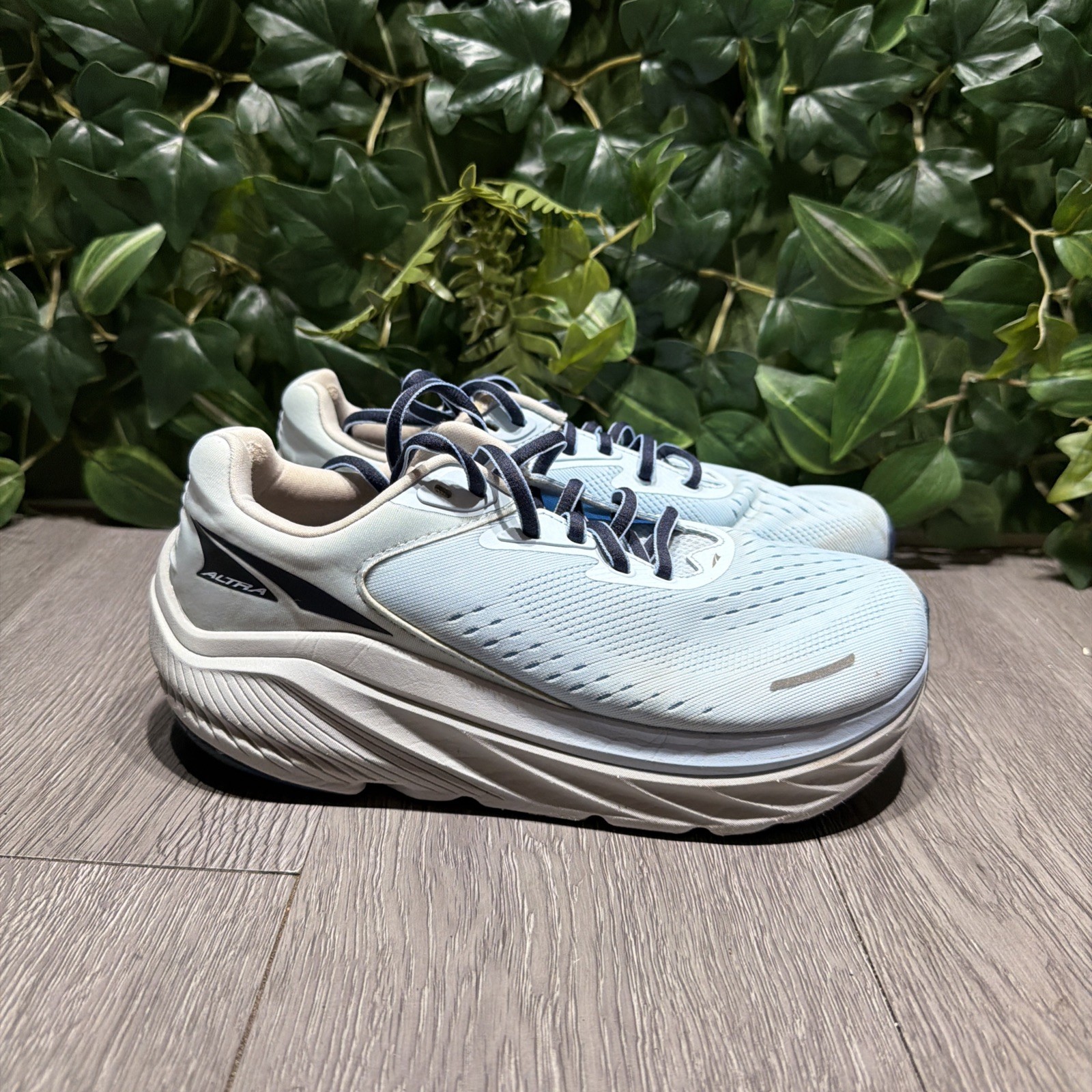 Altra Via Olympus 2 Shoes Womens 7 Blue White Max Cushion Running AL0A85NB444