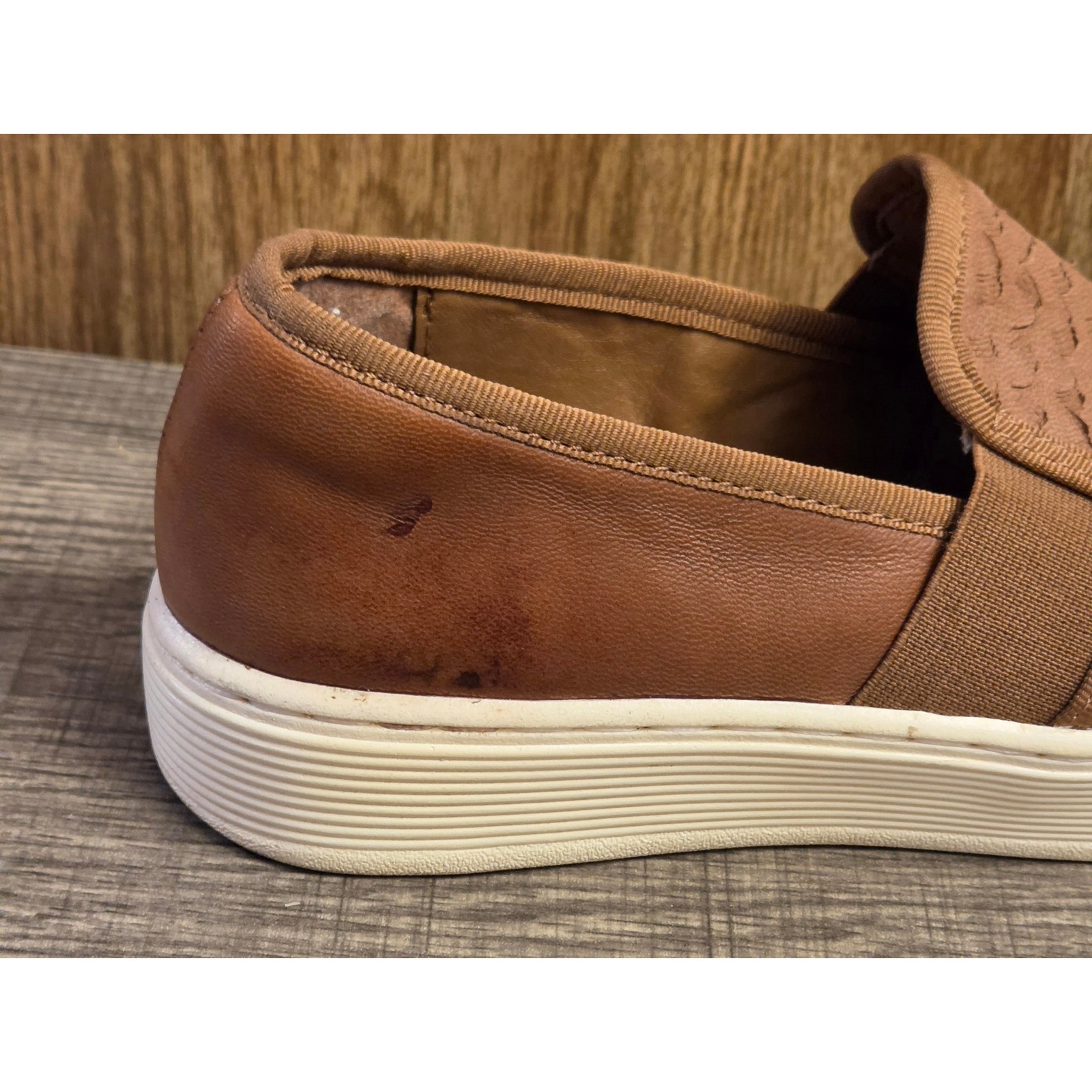 Sofft Somers Slip On Sneakers Shoes Womens Size 6 Brown