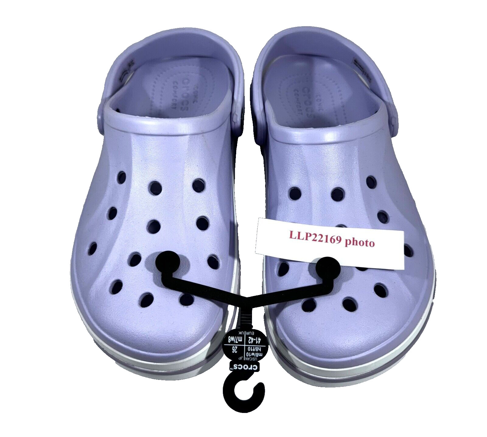 CROCS Bayaband Clogs (Unisex M8 / W10) LAVENDER PURPLE Brand New!