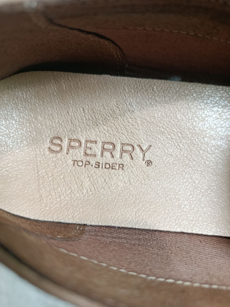 Sperry Top-Sider Womens Suede Leather Loafers Size 8.5M Slip On Driving Mocs