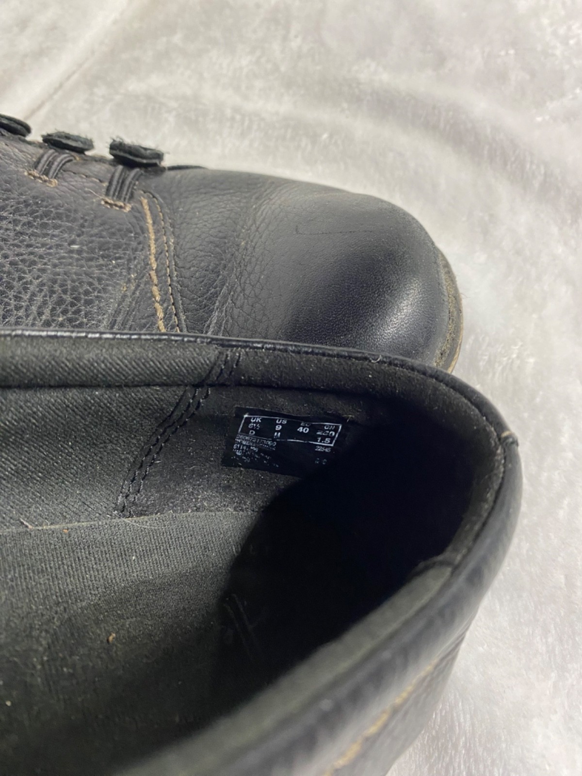Clarks Black Pre-Owned Womens Size 9 Climate Comfort Loafer Shoes