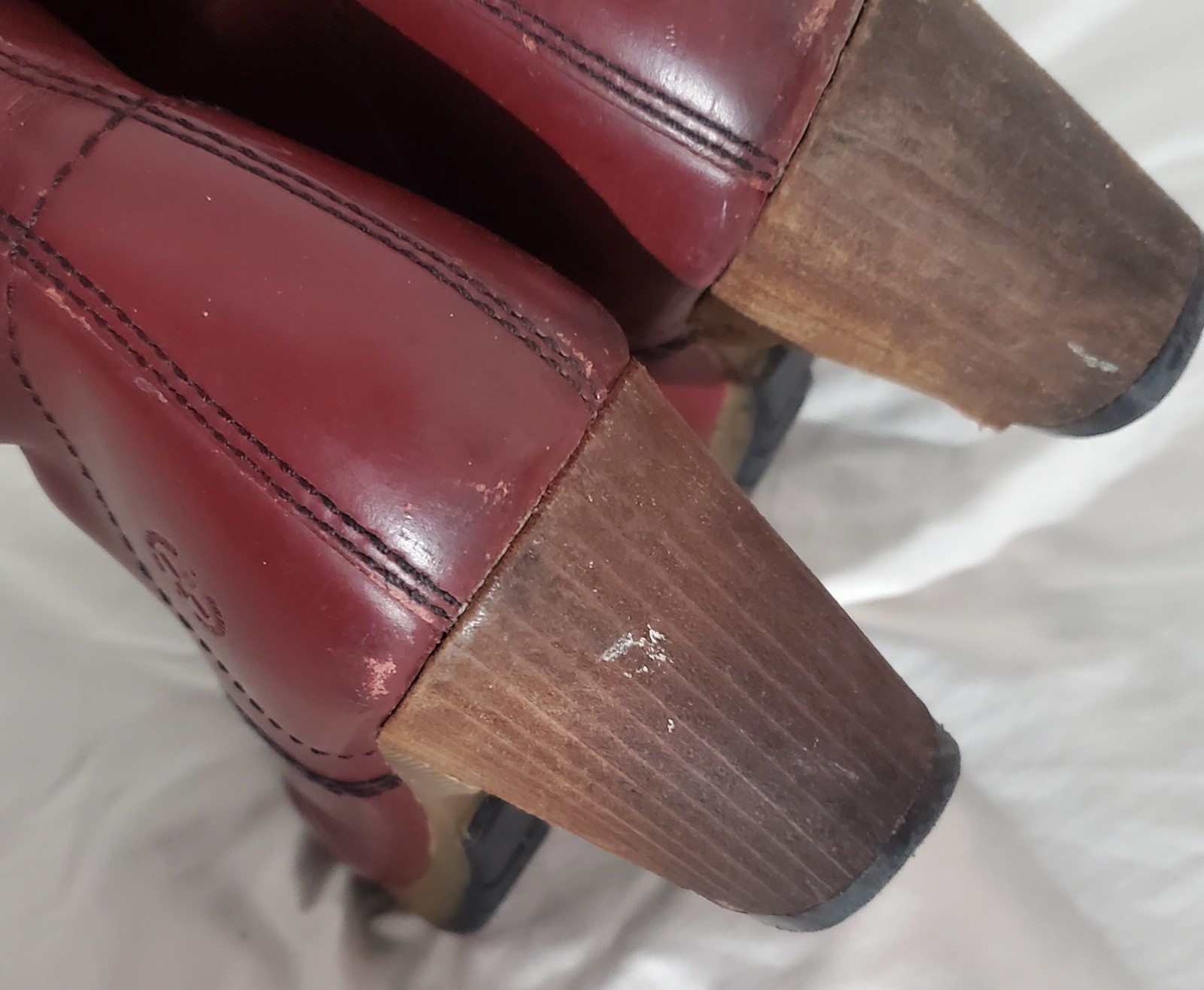 Dr Martens DARCIE Cherry Heeled Boots US 10 W EU 42 UK 8