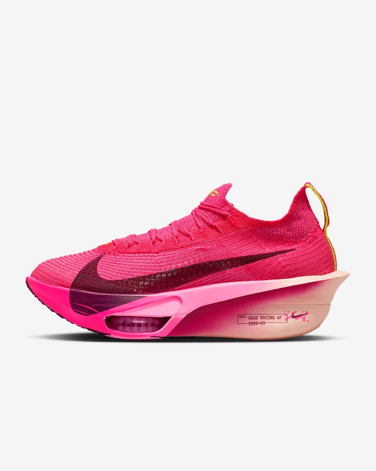 NIKE Women’s Alphafly 3 FD8315-601 Hyper Pink Crimson Tint Pink Spell Bordeaux
