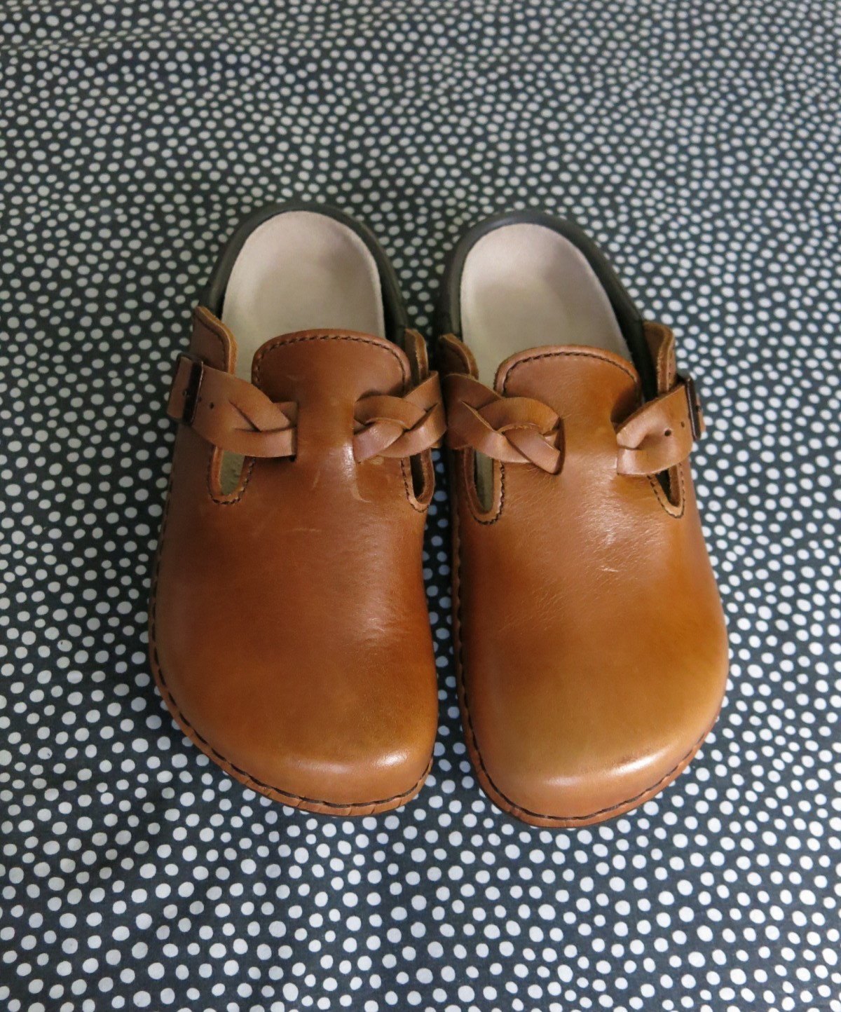 Birkenstock Boston leather clogs with braided strap Antwerpen EU 36 US 5-5.5 M