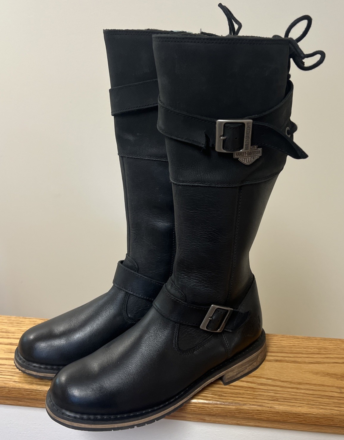Harley-Davidson Kirtland 14-Inch Leather Motorcycle Biker Boots Women’s 9.5 READ