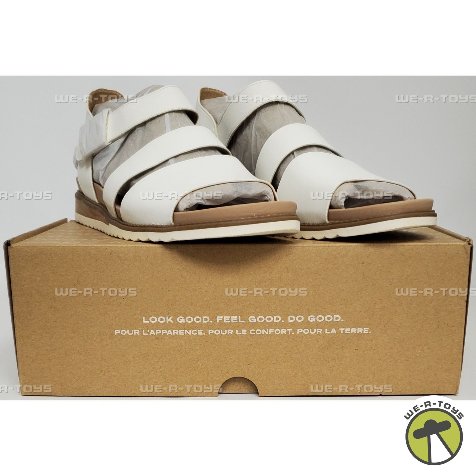 Dr. Scholl’s Shoes Women’s Island Glow White Strappy Buckle Size 11 Medium