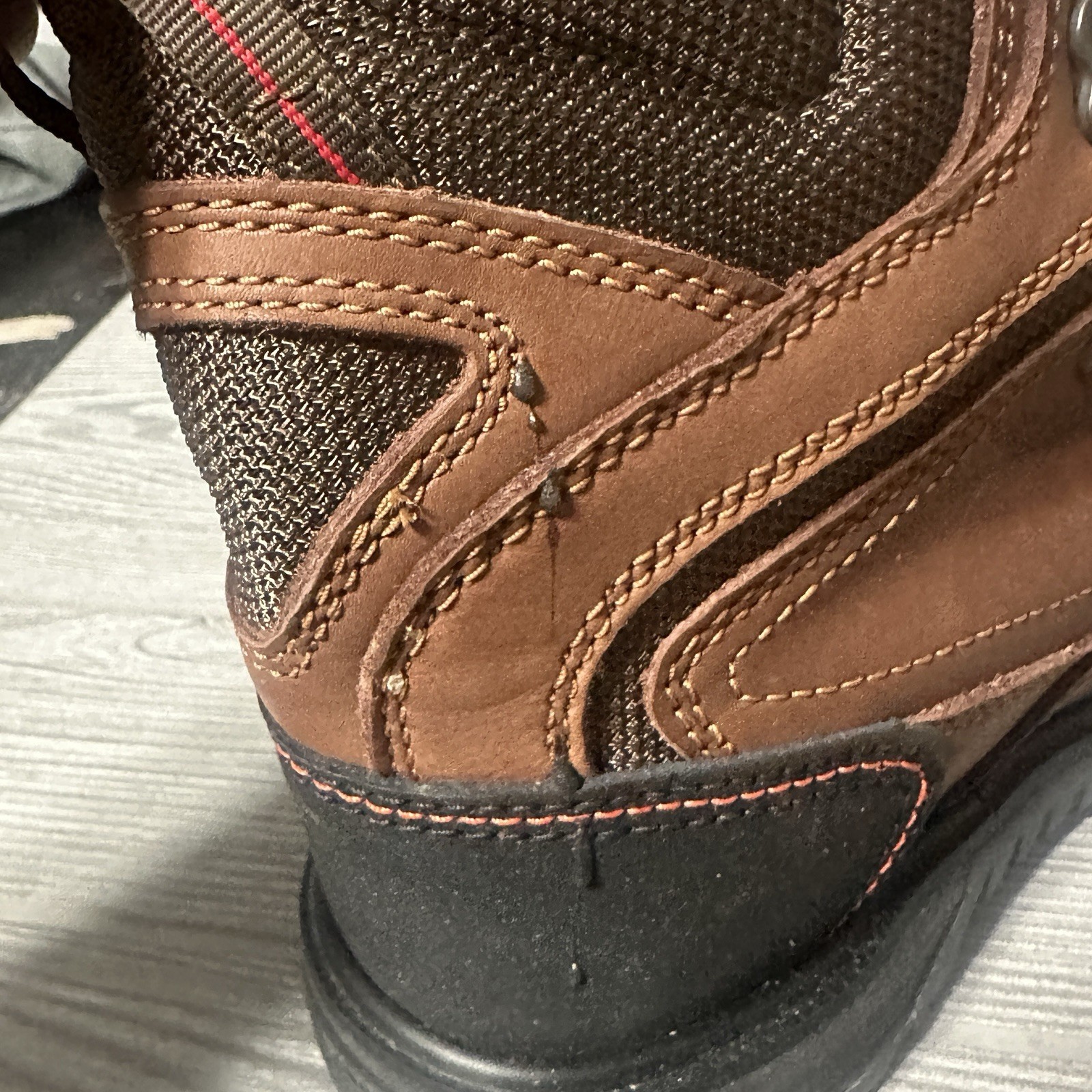 Red Wing 3554 BRNR XP Safety Toe Work Boots Womens 7.5 B ASTM CSA Standards READ