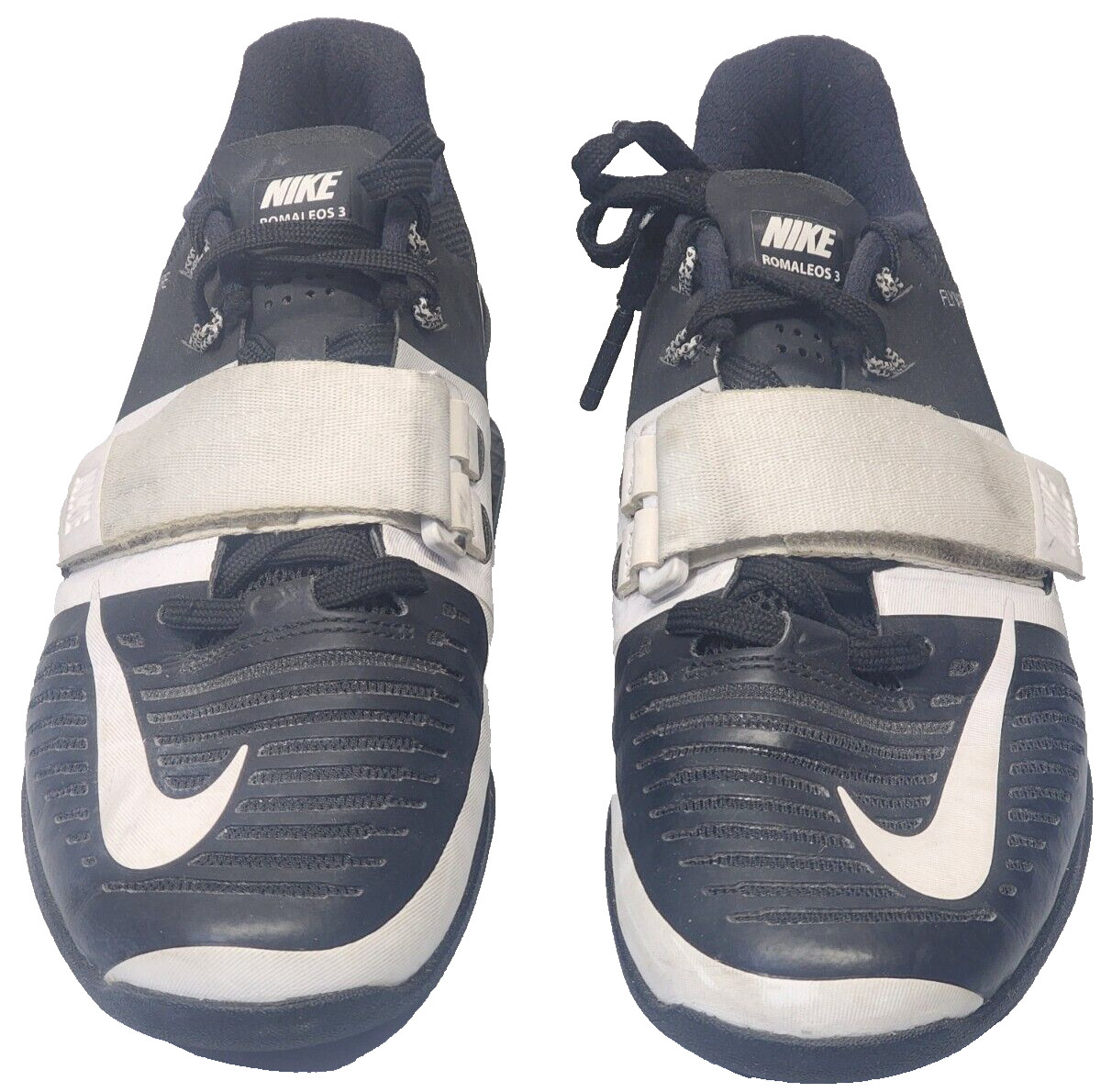 Nike Romaleos 3 Black White Weightlifting Shoes 878557-001 ~ Womens Size 6.5