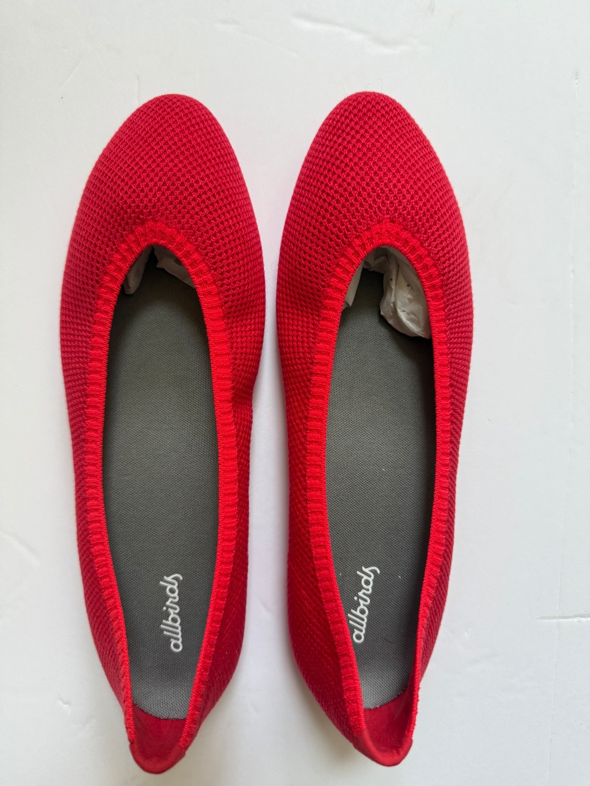NEW Allbirds Tree Breezers Bloom Red Ballet Flats Women’s Size 9 w/ Box