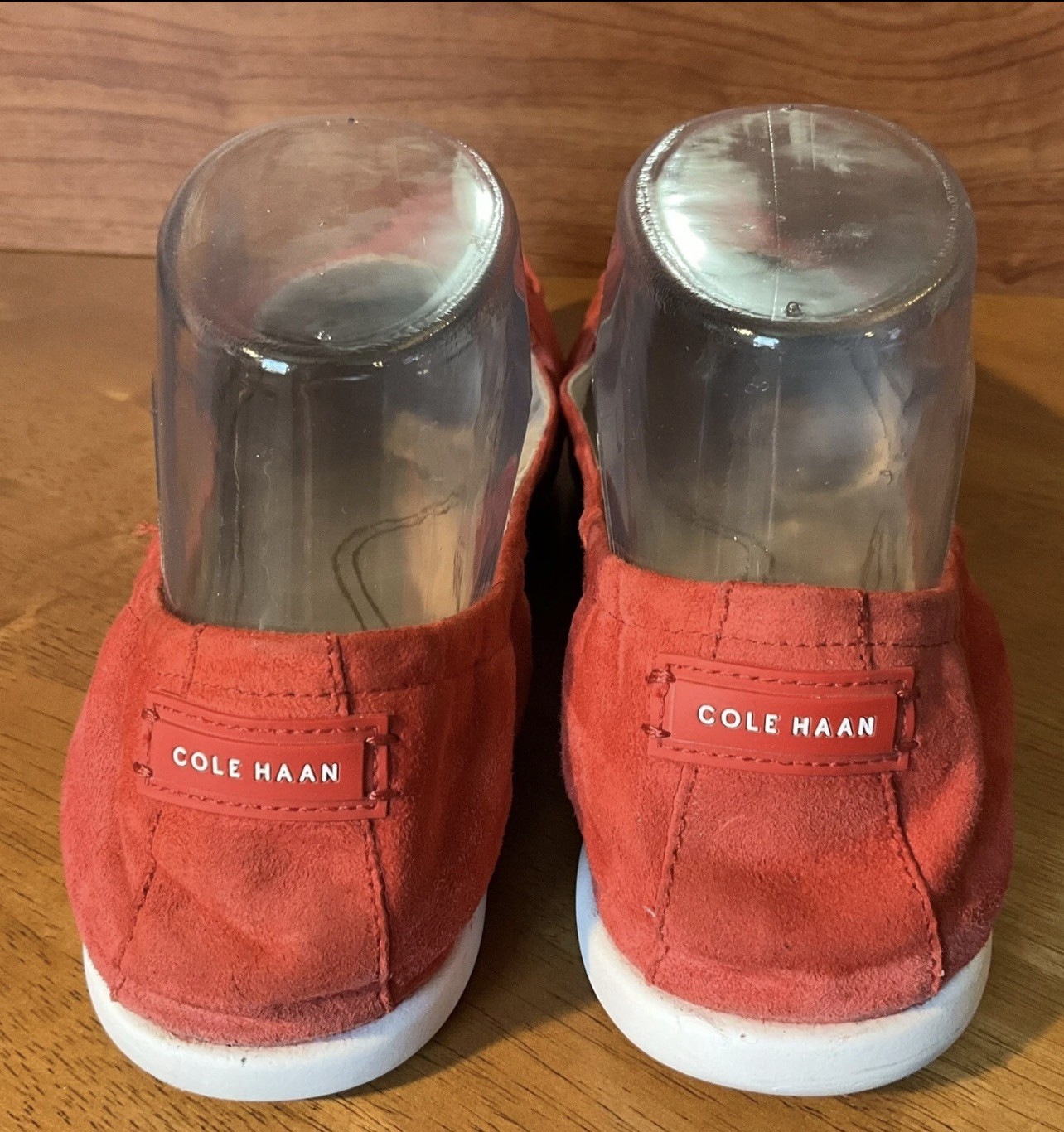 Cole Haan Women’s Grand Ambition Amador Red Suede Slip On Flats W21889 Size 7.5B