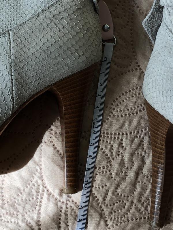 Women navy boot ankle boots beige leather 37