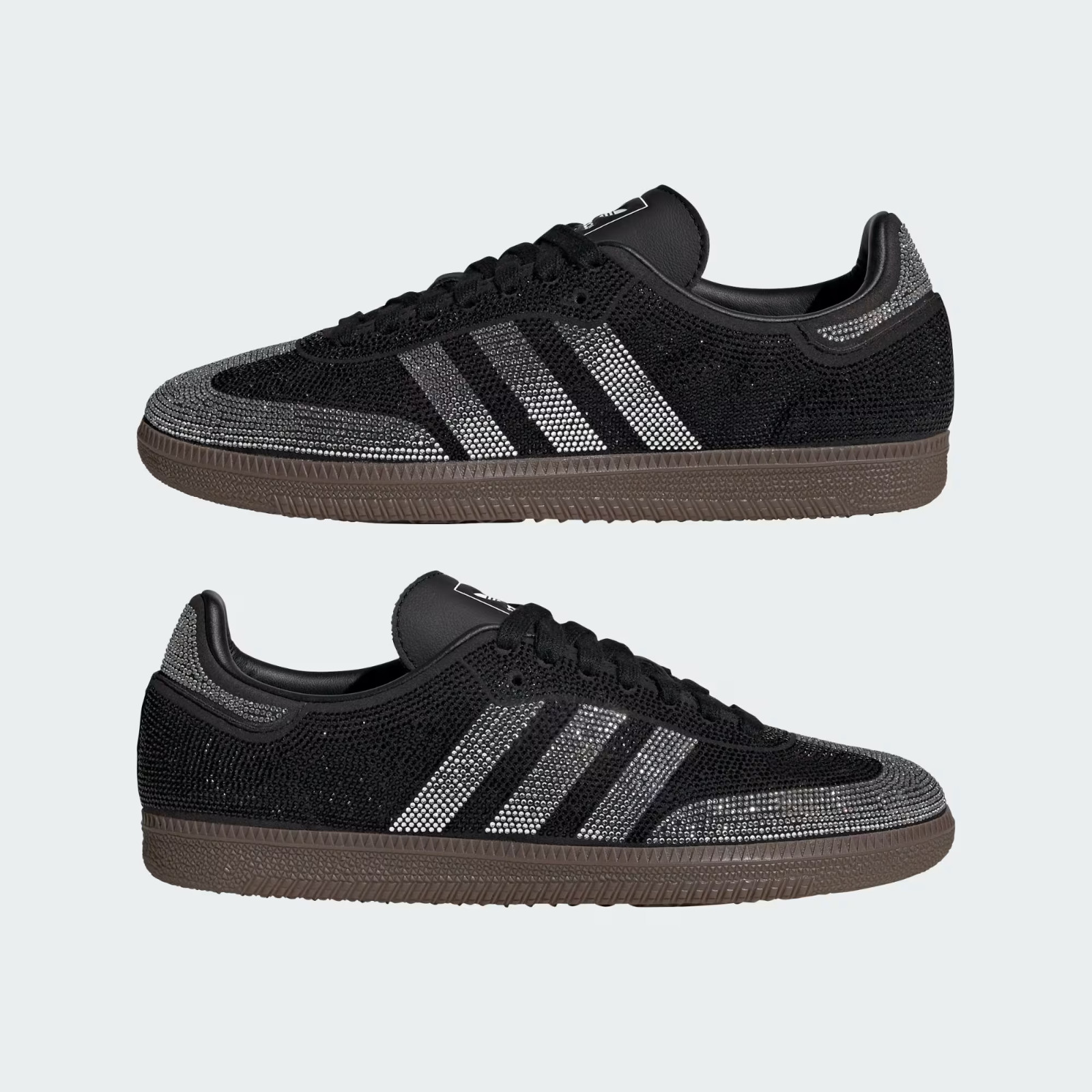 Adidas Originals SAMBA OG Core Black / Cloud White Rhinestone IH9052 Women’s