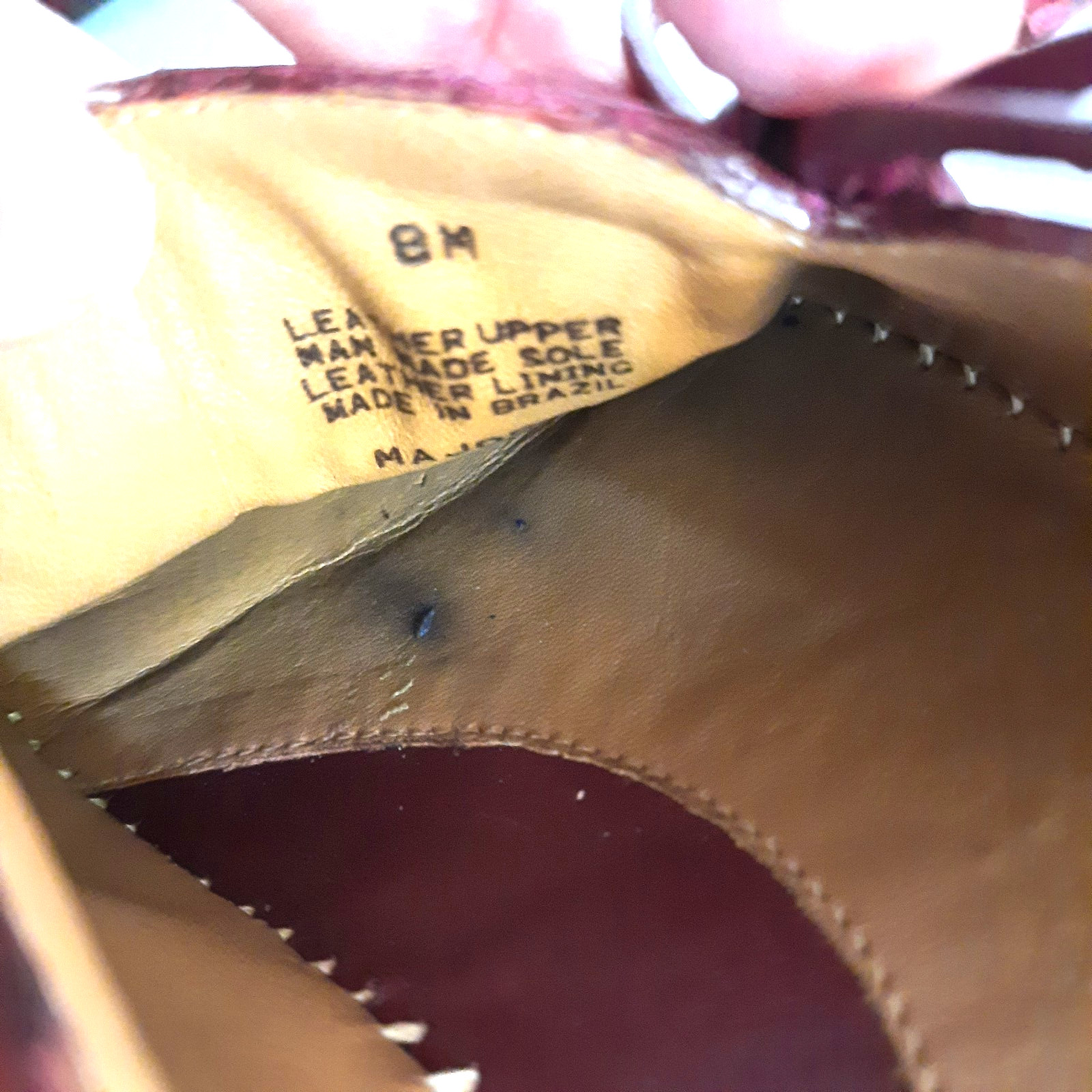 Women’s Nurture by Lamaze Size 8M Burgundy Suede Slip On Mule-«Sophie» Brazil-